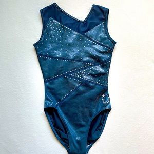 Dark blue Little Stars leotard